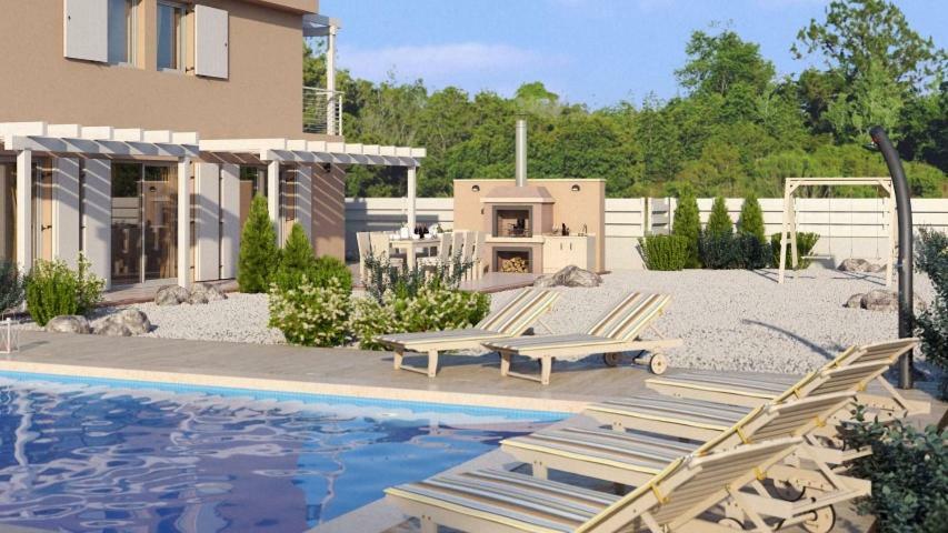 Villa Bella - Beautiful And Modern House With Pool, Souna, Jacuzzi & Playground, Liznjan - Istra Exterior photo